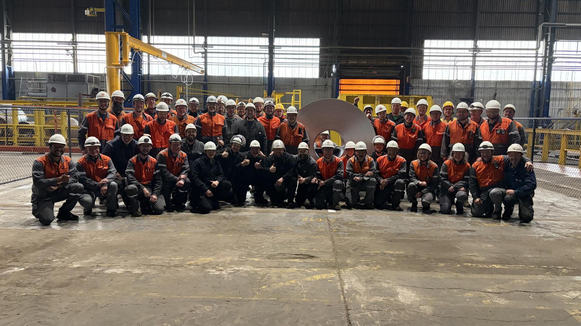 Flémalle : relance de la ligne de galvanisation par ArcelorMittal