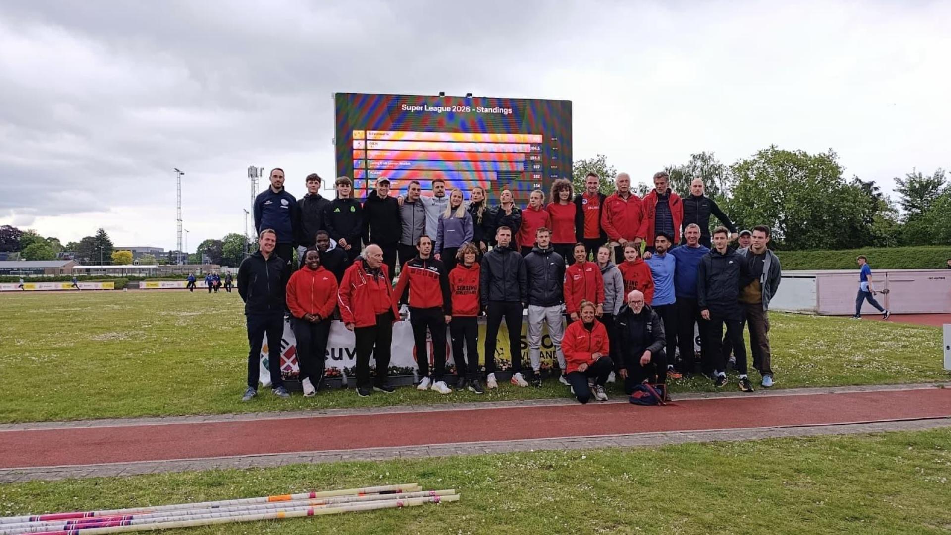 Seraing Athlétisme 6è meilleur club de Belgique !