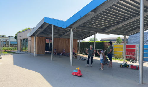 Deux nouvelles classes et deux nouveaux préaux à l'école communale d'Oreye