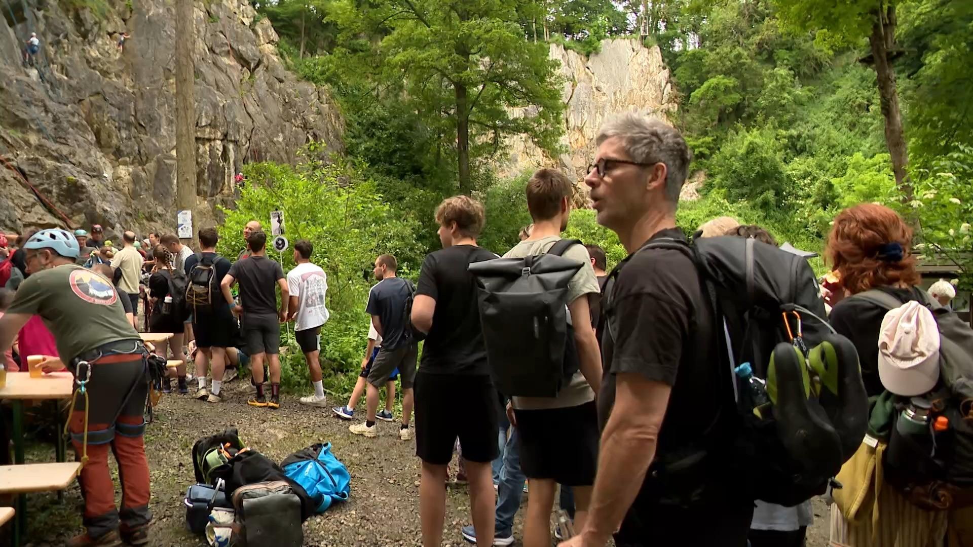 430 personnes sont venues s'essayer à l'escalade à Chokier