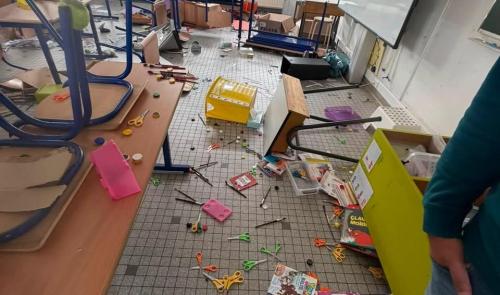 L'école primaire de Beaufays a été saccagée