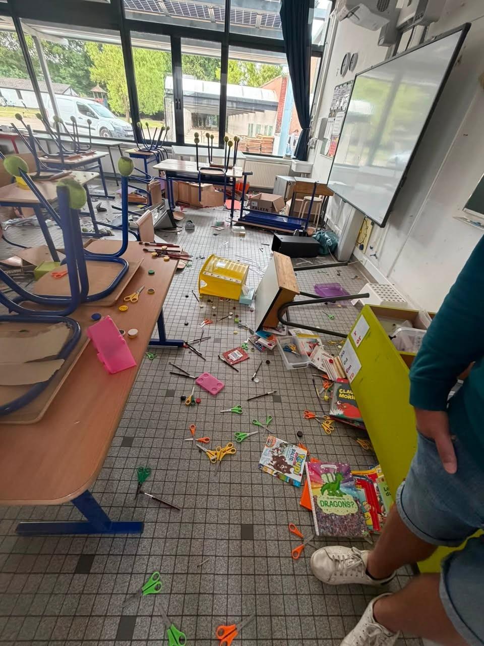 L'école primaire de Beaufays a été saccagée