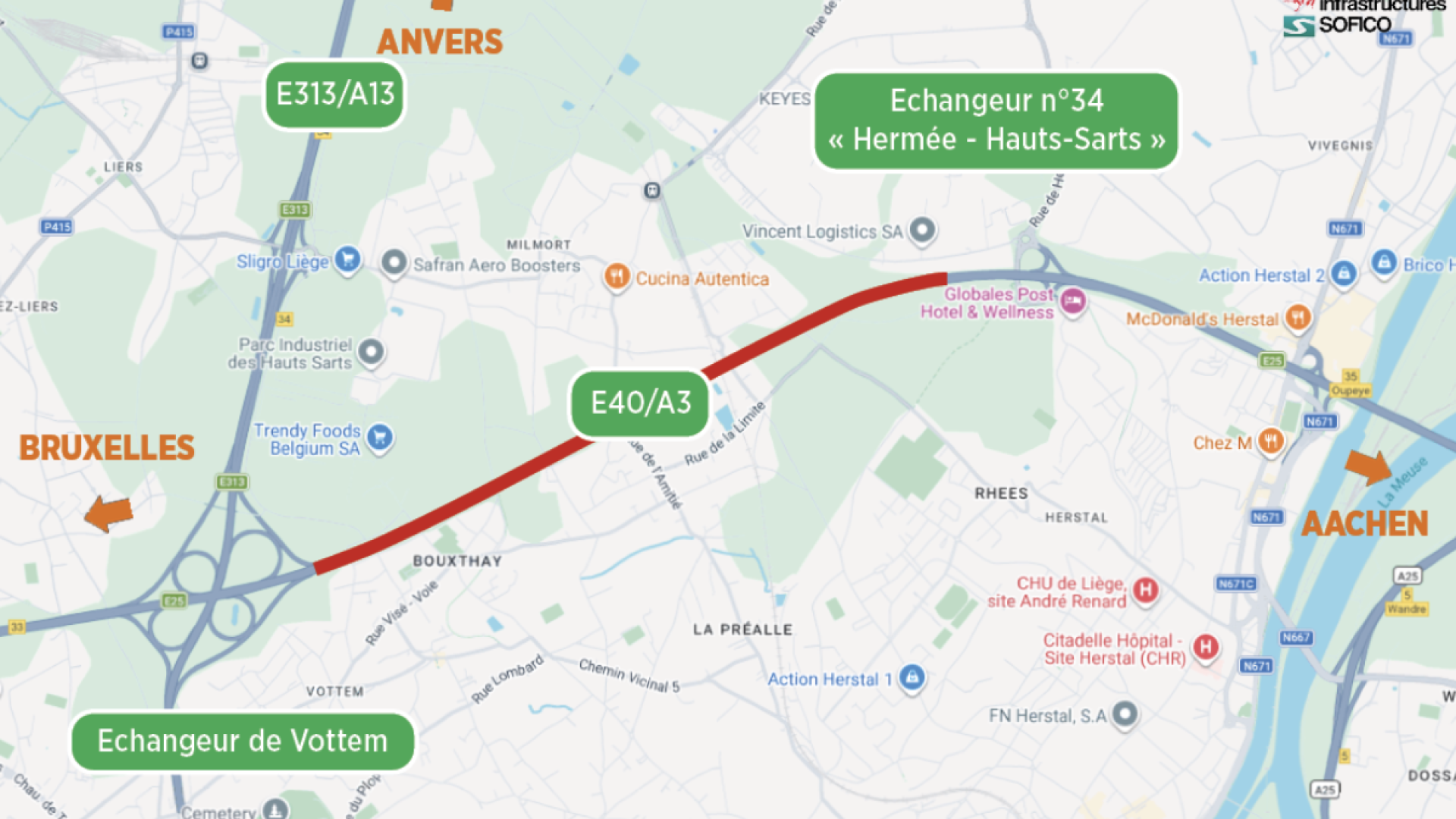 Un chantier de plusieurs mois dès mardi, des Hauts-Sarts à Vottem