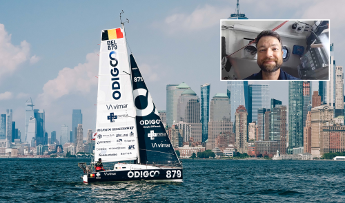 Voile : Quentin Debois à l'assaut d'un nouveau record sur l'Atlantique Nord