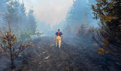 Fagnes : le feu est partout contrôlé mais les interventions restent difficiles