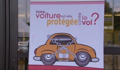 Fléron fait de la prévention des vols dans les voitures