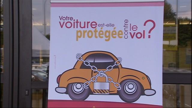 Fléron fait de la prévention des vols dans les voitures