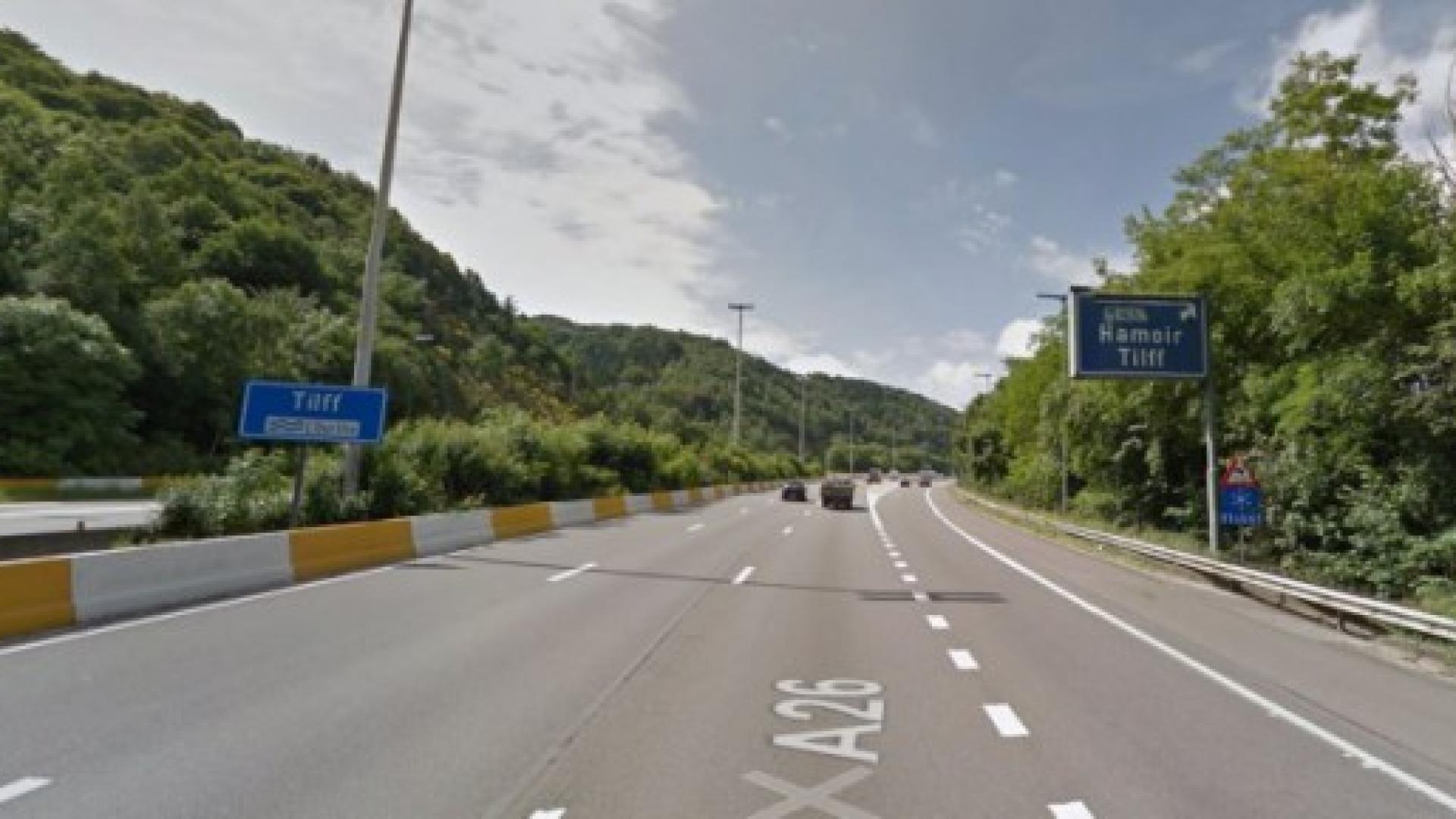 La sortie d'autoroute Tilff fermée une semaine