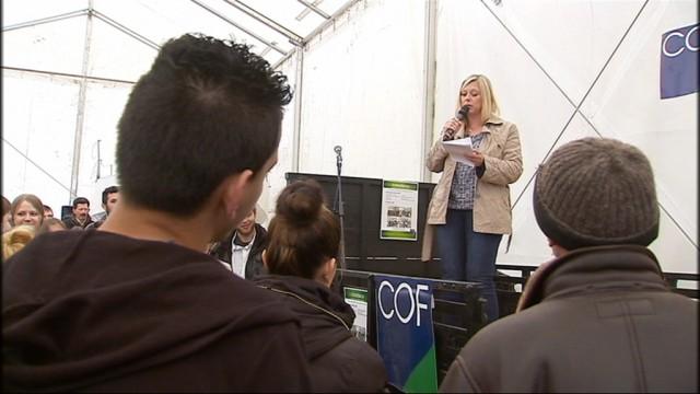 Visite ministérielle au COF de Amay