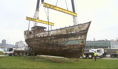 Le Bateau Vivre a quitté Liège pour Seraing 