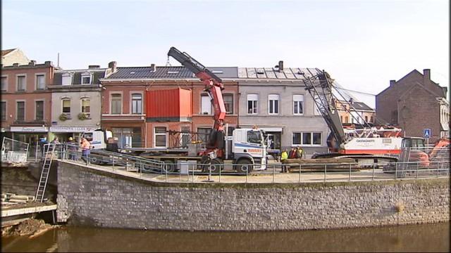 Chênée: les travaux de démolition de la passerelle prendront une semaine 