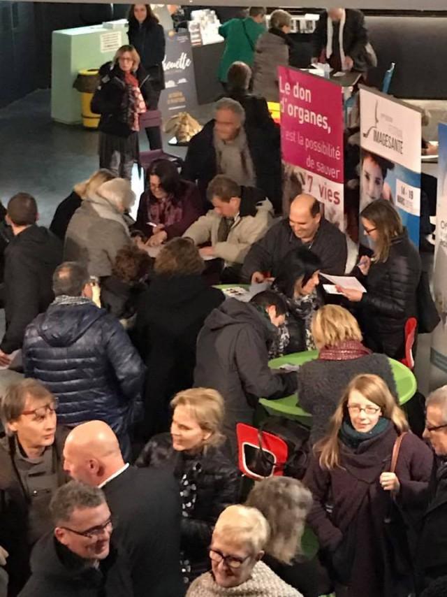 Succès pour la soirée dons d'organes au Ciné Sauvenière