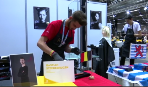 Bastian, le coiffeur herstalien engagé à EuroSkills 