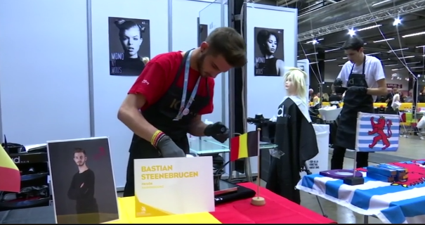 Bastian, le coiffeur herstalien engagé à EuroSkills 
