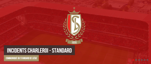 Double décision importante du Standard suite aux incidents