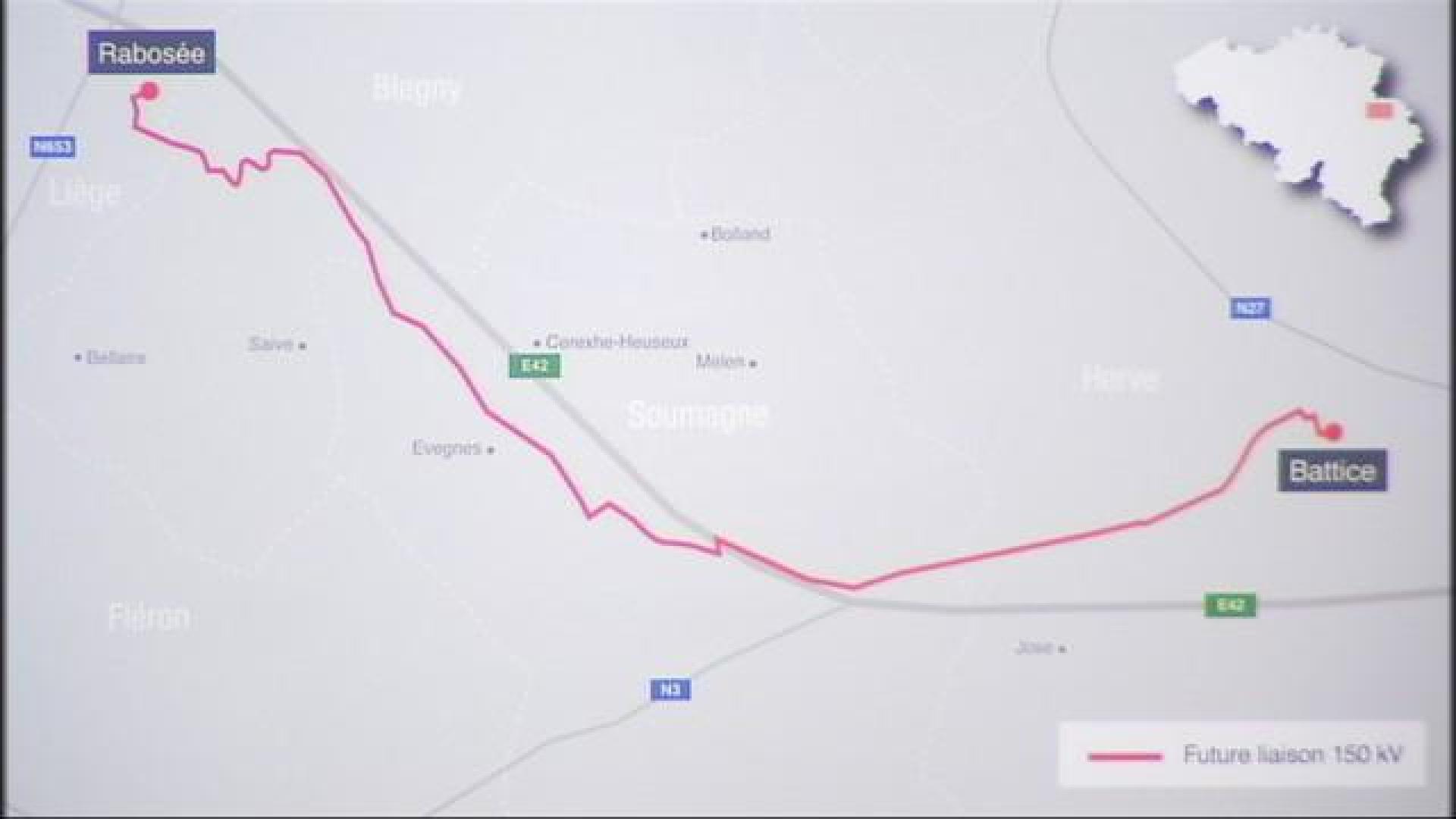 Soumagne, Blegny, Herve : séance d’information sur la nouvelle ligne à haute tension souterraine.