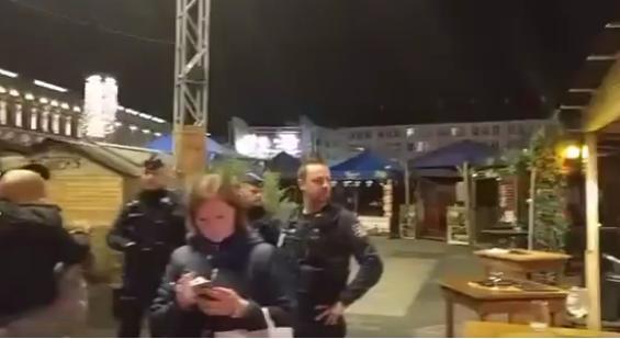 La vidéo de l'évacuation du marché de Noël 