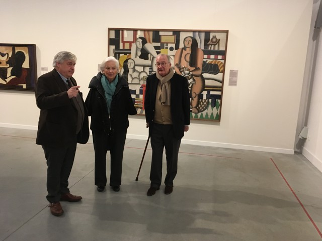 Visite royale à l'expo 21 rue la Boétie