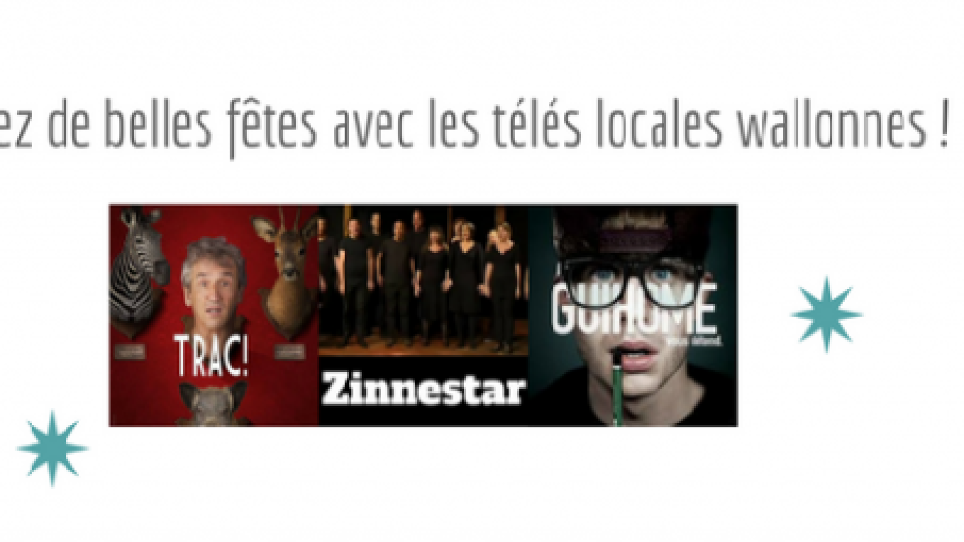 Programmation variée sur votre télé locale pour les fêtes