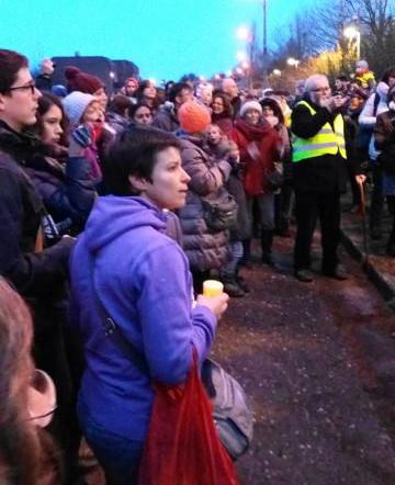 Manifestation hier au centre fermé de Vottem
