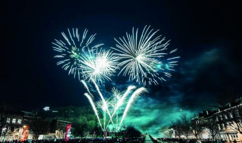 Grand feu d'artifice à Liège ce soir !