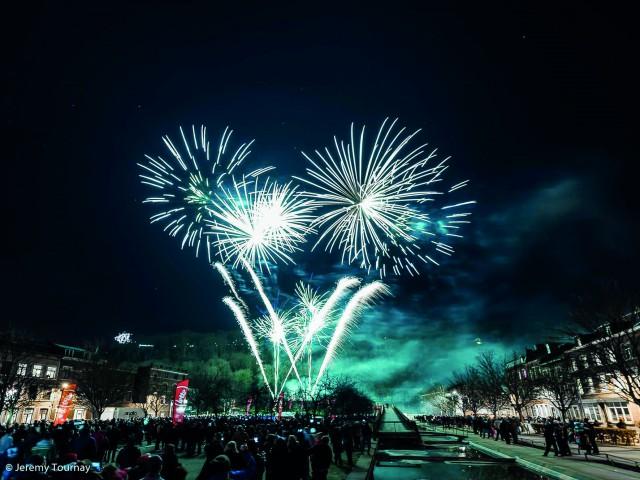 Grand feu d'artifice à Liège ce soir !