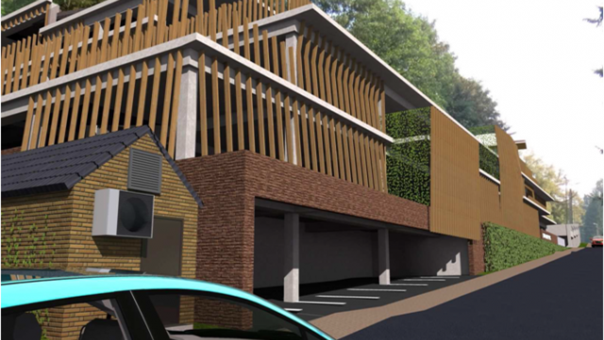 Hôpital d'Esneux : construction d'un nouveau parking