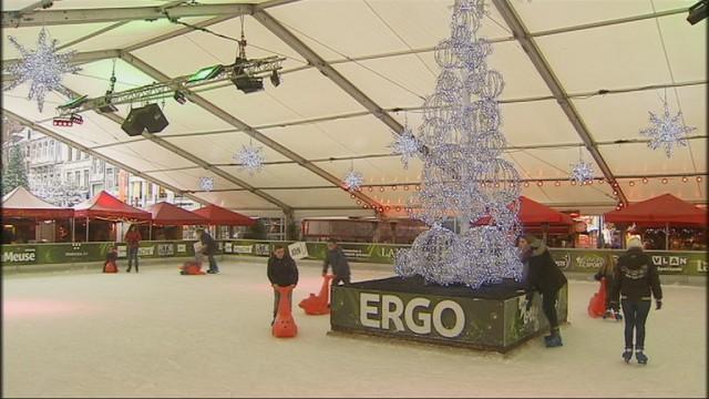 Bilan satisfaisant pour la patinoire de Noël de Liège