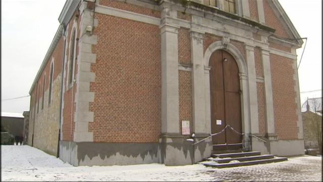 Ouffet : les dégâts suite à l'incendie de la collégiale Saint-Médard 