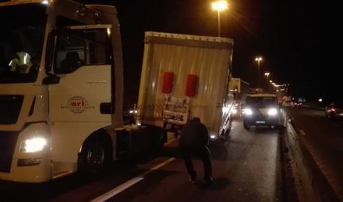 L'autoroute E40 fermée à la suite de deux accidents