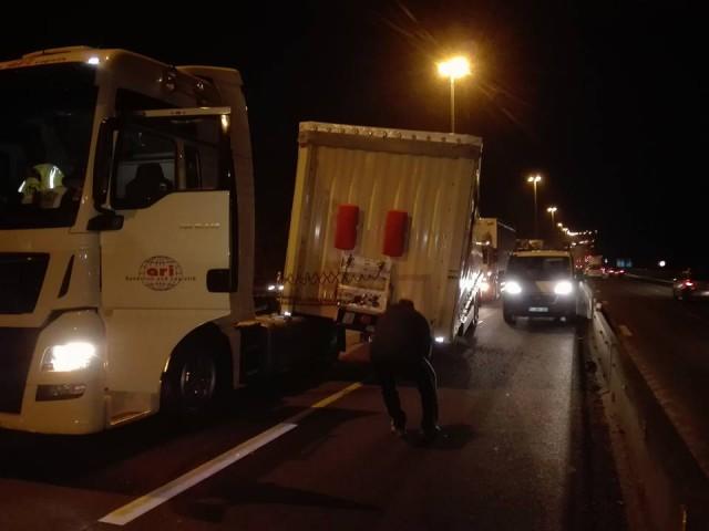 L'autoroute E40 fermée à la suite de deux accidents