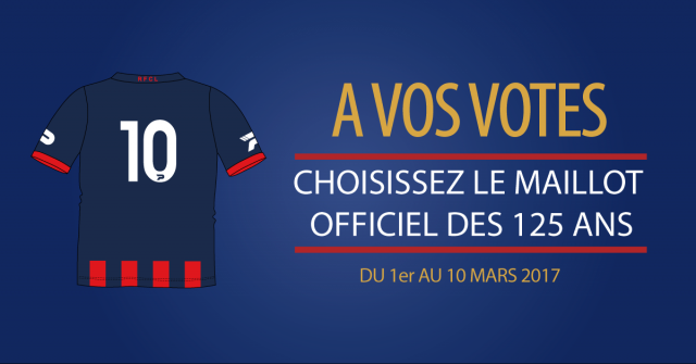  Le RFC Liège vous propose de voter pour le maillot officiel des 125 ans.