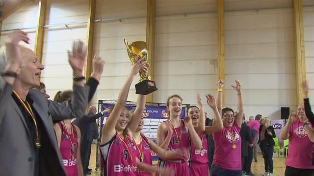 Les jeunes Panthers (U14) décrochent la coupe AWBB