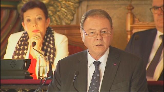 Court discours pour les adieux d'André Gilles à la province