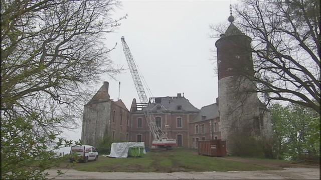 Château de Chokier : travaux de consolidation