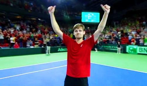 Coupe Davis : David Goffin qualifie la Belgique
