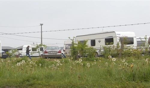 Campement de gens du voyage à Marnette 