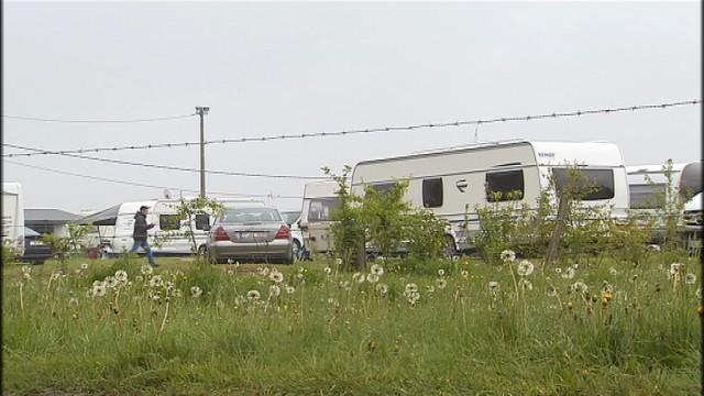 Campement de gens du voyage à Marnette 