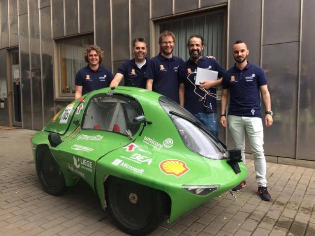 L'Univesité de Liège au Shell Eco-marathon.