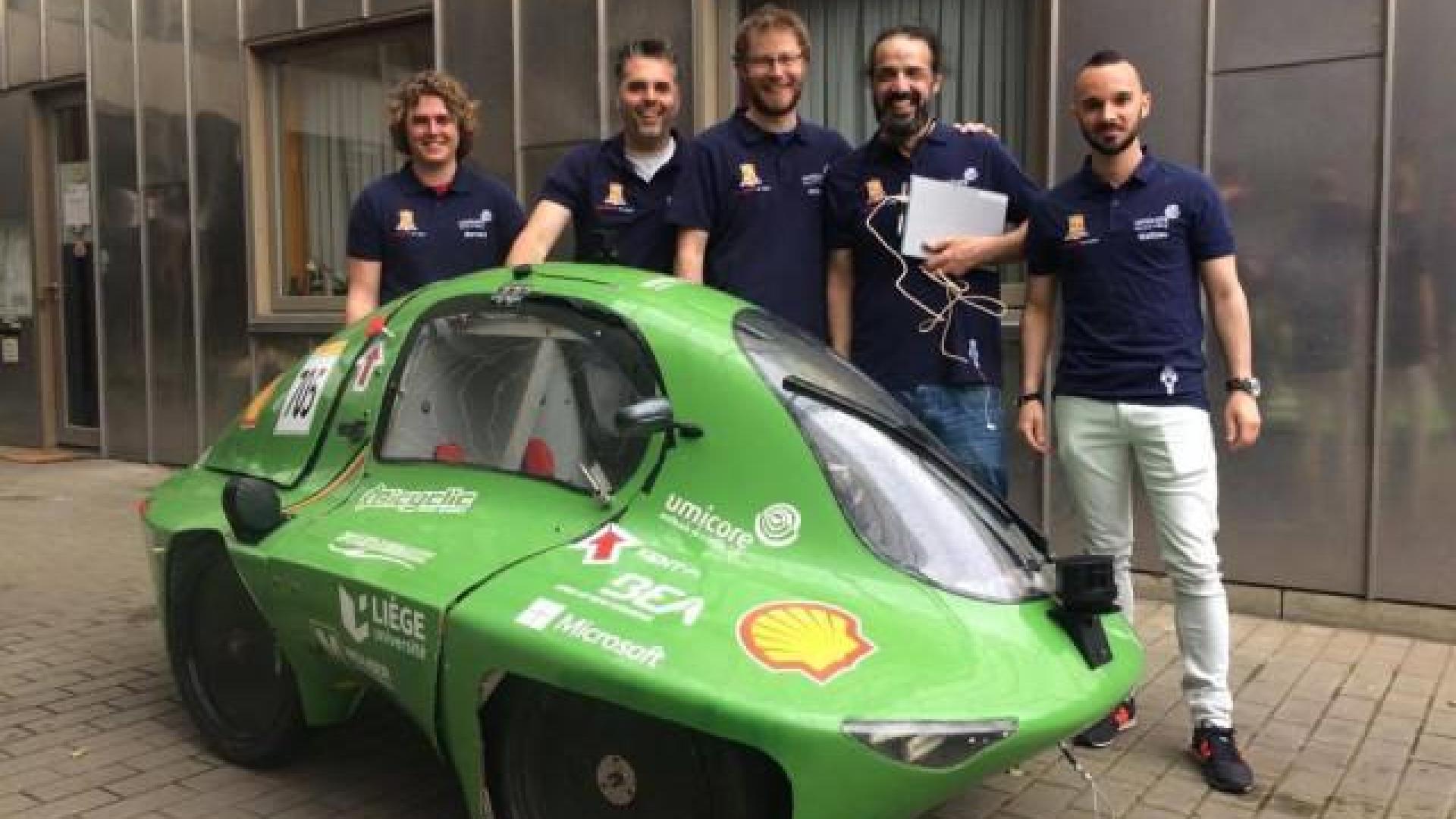 L'Univesité de Liège au Shell Eco-marathon.