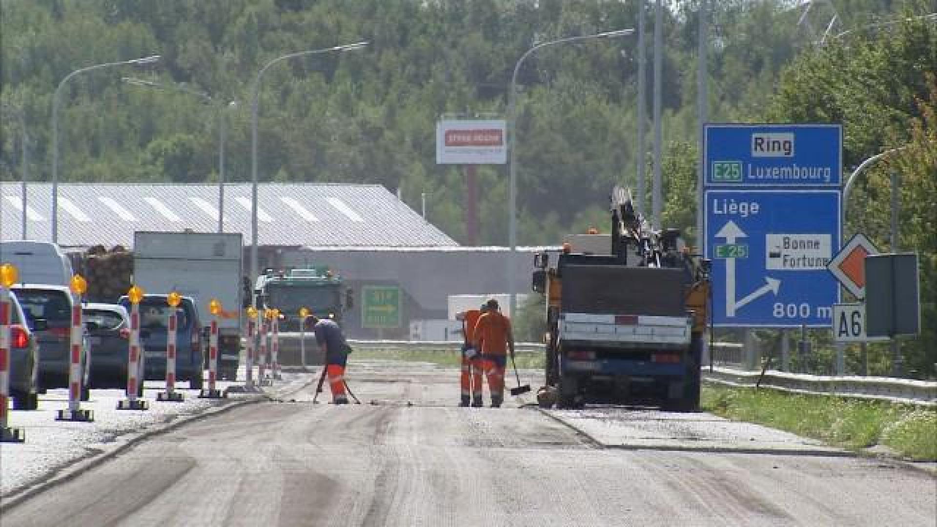 Retards pour les travaux sur la A602 entre Loncin et Burenville