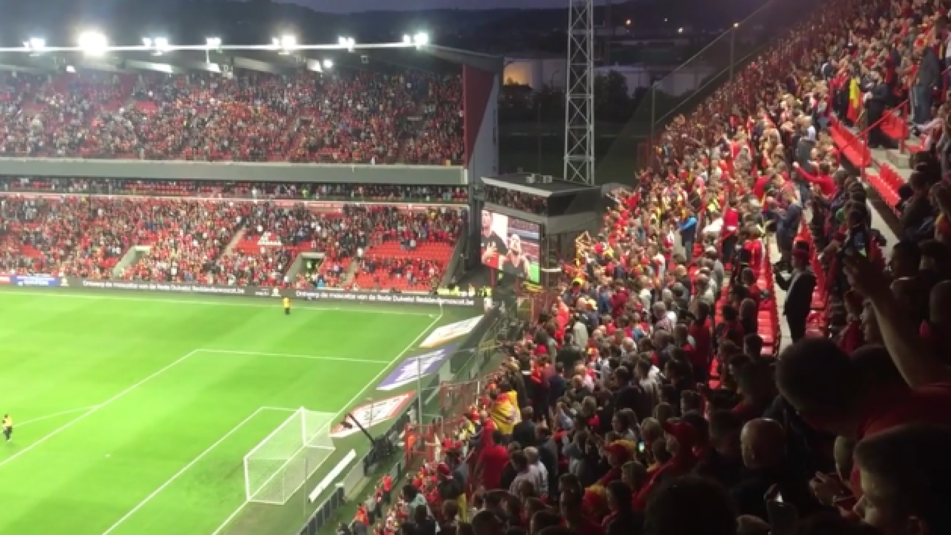Belgique - Gibraltar à Sclessin, avec les supporters