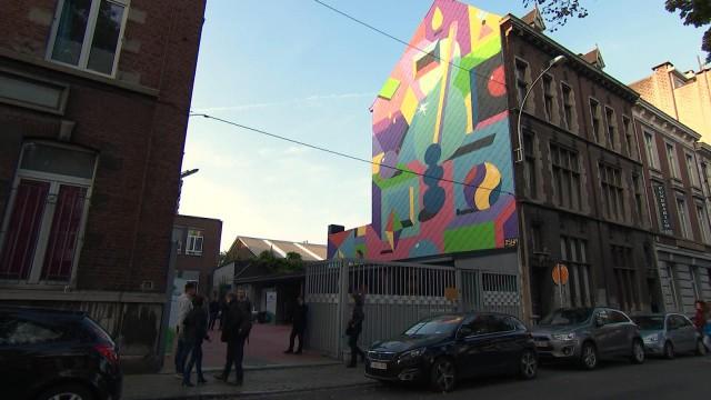 Une fresque street art signée 2Shy en Outremeuse