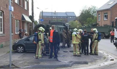 Exercice militaire à Hannut ! 