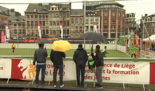 Au nom du Foot, et son stade en plein centre de Liège 