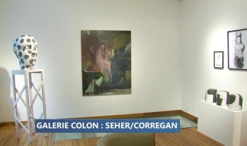 Catherine Seher et Daphné Corregan à la Galerie Colon
