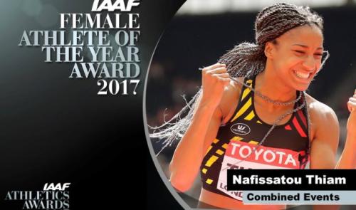 Nafi Thiam Athlète Féminine de l'Année 2017 ! 