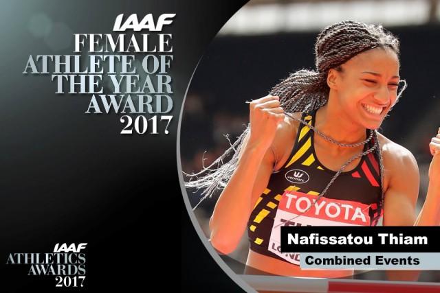 Nafi Thiam Athlète Féminine de l'Année 2017 ! 