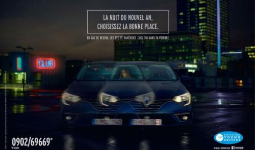 Moins de Responsible Young Drivers au Nouvel An