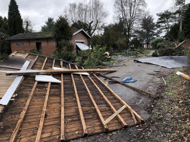 La tempête Eléanor a secoué la région liégeoise